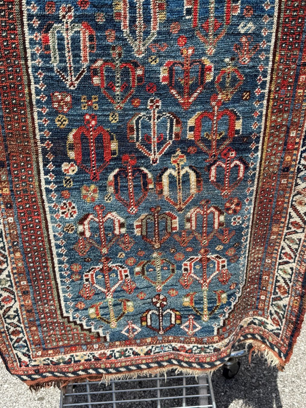 Tappeti: Khamseh antiker Teppich mit wundervollen Farben 117x80cm – Usato da Vacallo venduto da cri_229f 5