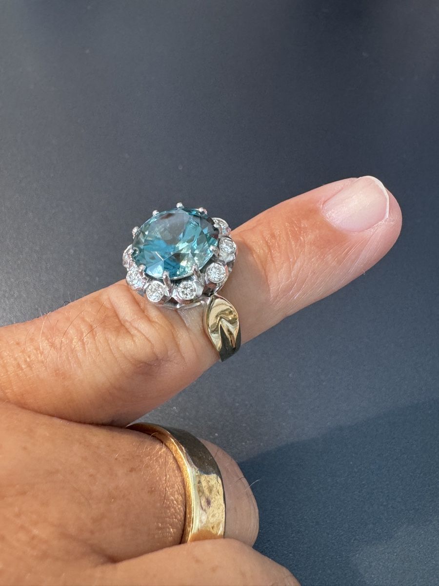 Ringe: Ring Zirkon Gold 750 – Gebraucht aus Au ZH von parabellum60 4