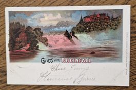 Gruss vom Rheinfall 1899, n. Corgemont