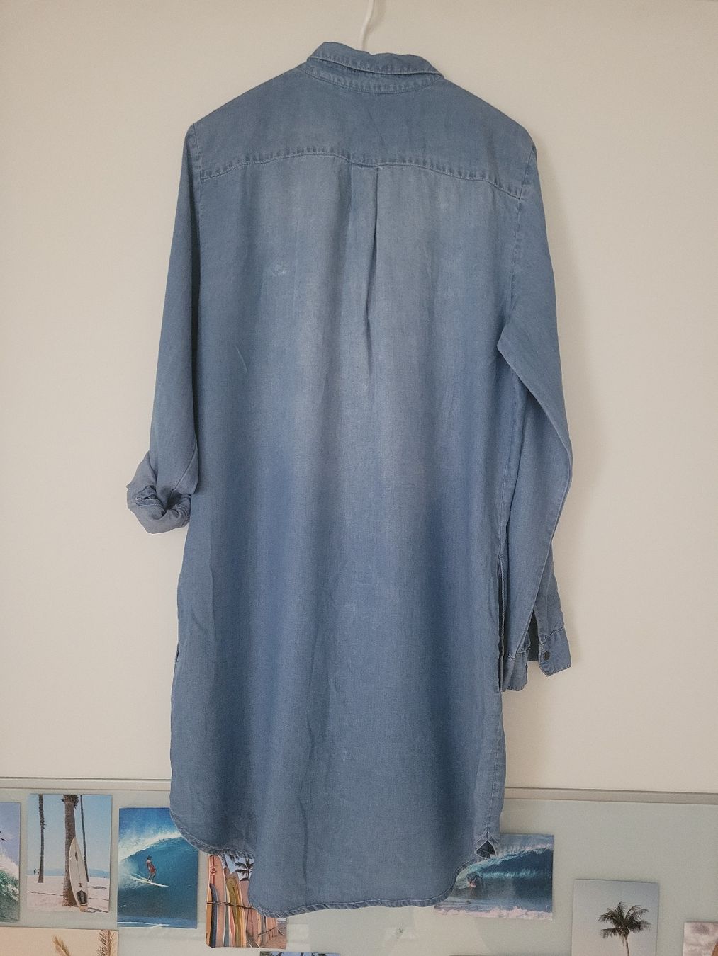 Vero Moda Camicette: Vero Moda Longbluse in Jeansoptik, hellblau, Gr. XL – Usato da Büren NW venduto da nie_k6382 4