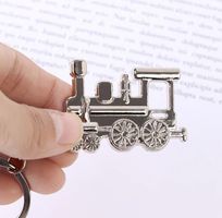 ★ Dampf Zug Lokomotive Schlüsselanhänger aus Metall★