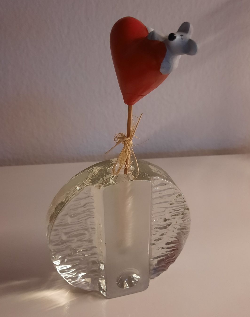 Vasi & Recipienti: schwere Glas-Blumenvase – Usato da Greifensee venduto da Snowtime