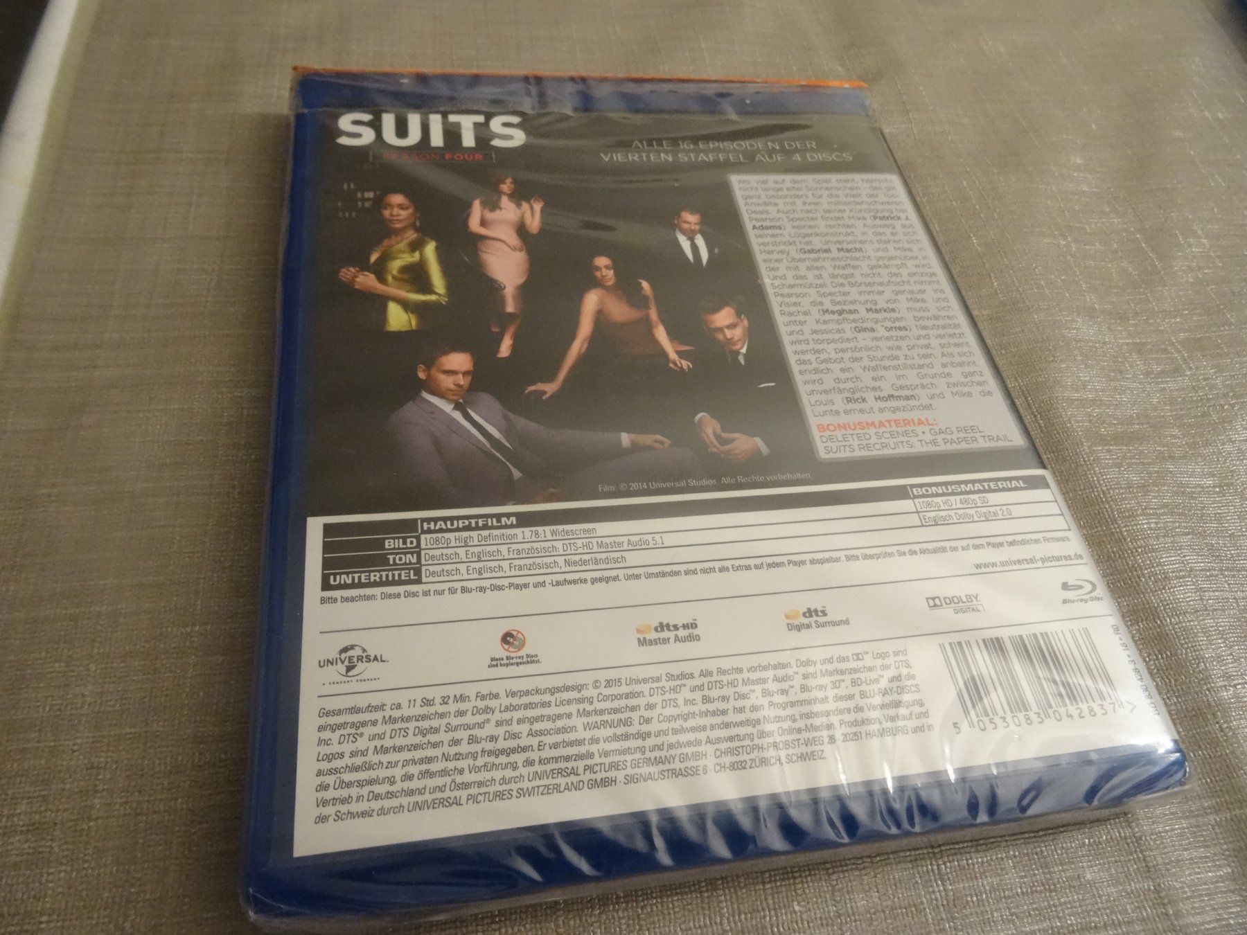 Tutti i DVDs: Suits - Staffel 4 BLU-RAY NEU – Nuovo e nell'imballaggio originale da Olten venduto da Disc-Verkauf 1