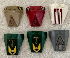 Lego 6 x Wedges