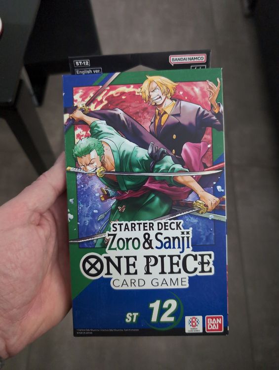 Sanji And Zoro St12 One Piece CCG - Zoro & Sanji Leader Card ST12-001  Japanese Full Art Foil - Near Mint Zoro Deck