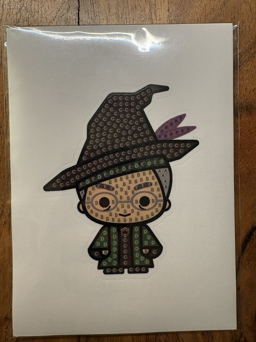 Disney Carte collezionabili: Harry Potter Crystal Art Sticker - Minerva Mcgonagall – Nuovo e nell'imballaggio originale da Volketswil venduto da Alexa_Rahel