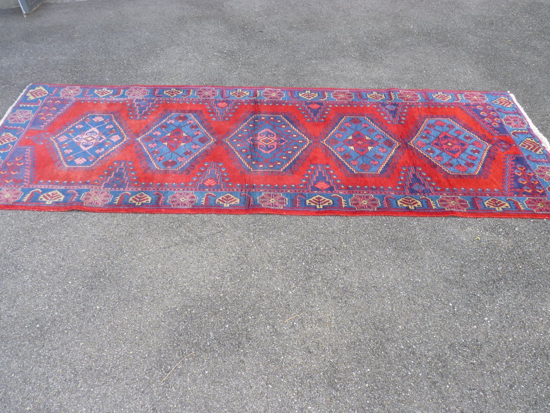 Tappeti: Wunderschöner Orientteppich, Handarbeit, Rot/Blau, 106x295cm – Usato da Küsnacht ZH venduto da zoliboli01 6