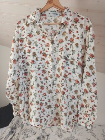 Chemisier 100% soie vintage - T. M/L