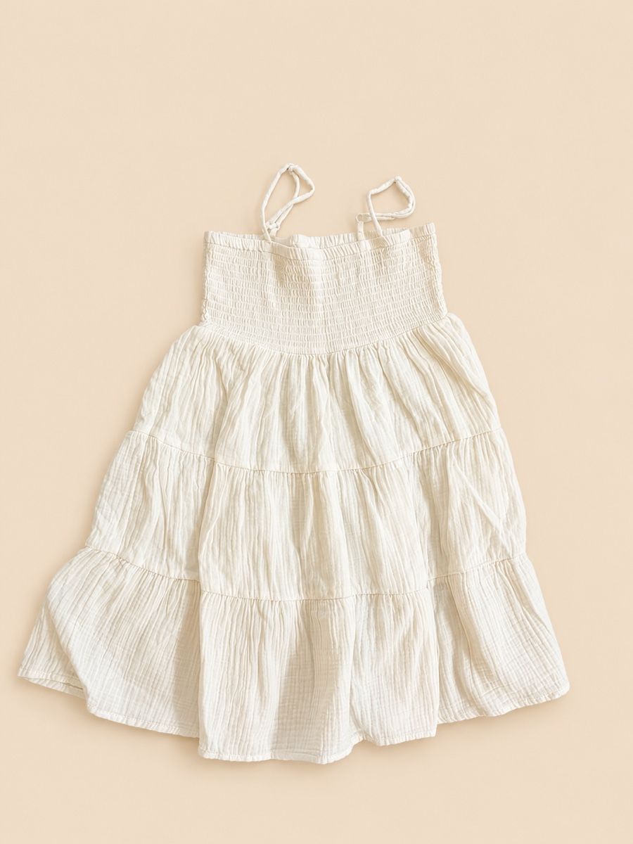 H&M Kleider & Röcke: ROBE BLANCHE SMOCKÉE H&M – Neu (gemäss Beschreibung) aus Lausanne von mar_6snp 1