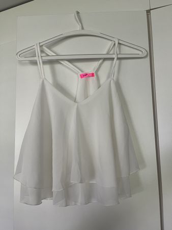Weisses Top, ideal für den Sommer, Grösse S, neuwertig