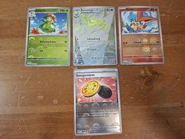 Pokémon Karten Set 4 Stk
