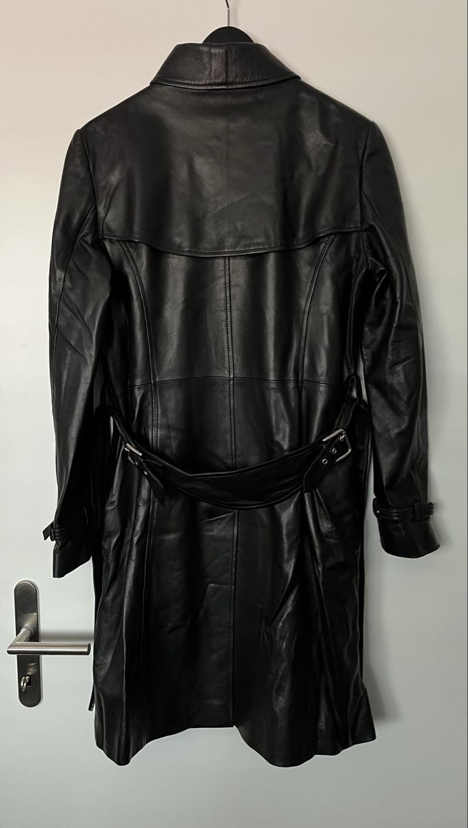 Dolce & Gabbana Cappotti: Dolce & Gabbana Ledermantel in Schwarz – Nuovo (secondo la descrizione) da Erlinsbach venduto da Stu2000 2