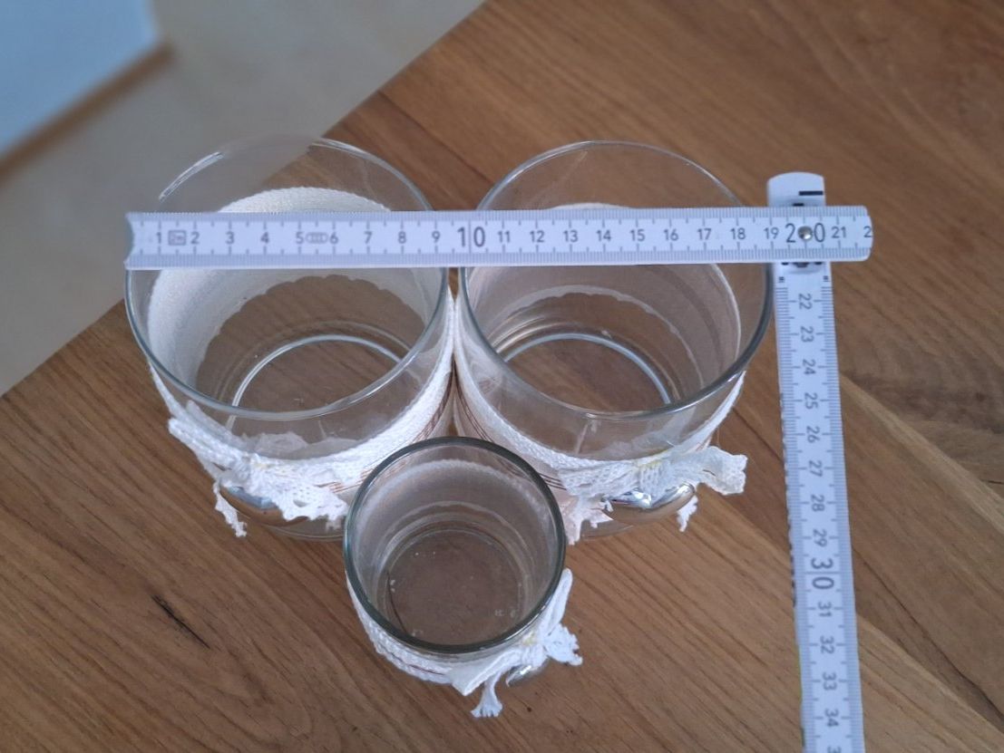 Toutes les décorations: Drei hübsche Windlichter – D'occasion à Möhlin par Koala014 2