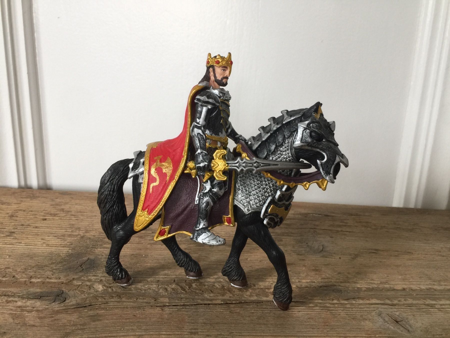 Schleich Figuren: SCHLEICH Drachenritter König Ritter – Gebraucht aus Ennetbaden von mapa05