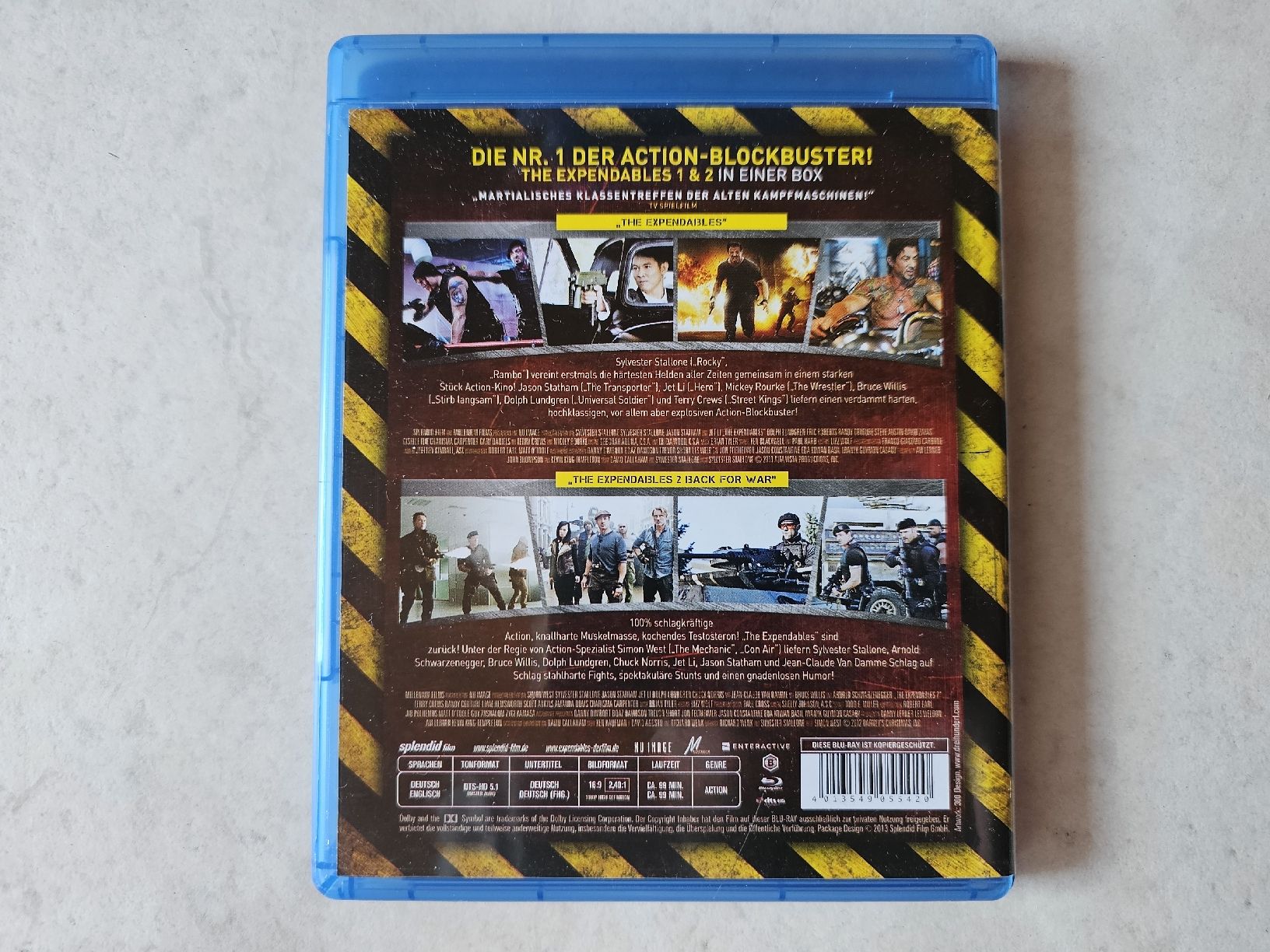 Tutti i DVDs: The Expendables 1 & 2  / 2 Disc Bluray – Usato da Schneisingen venduto da backstore24 1