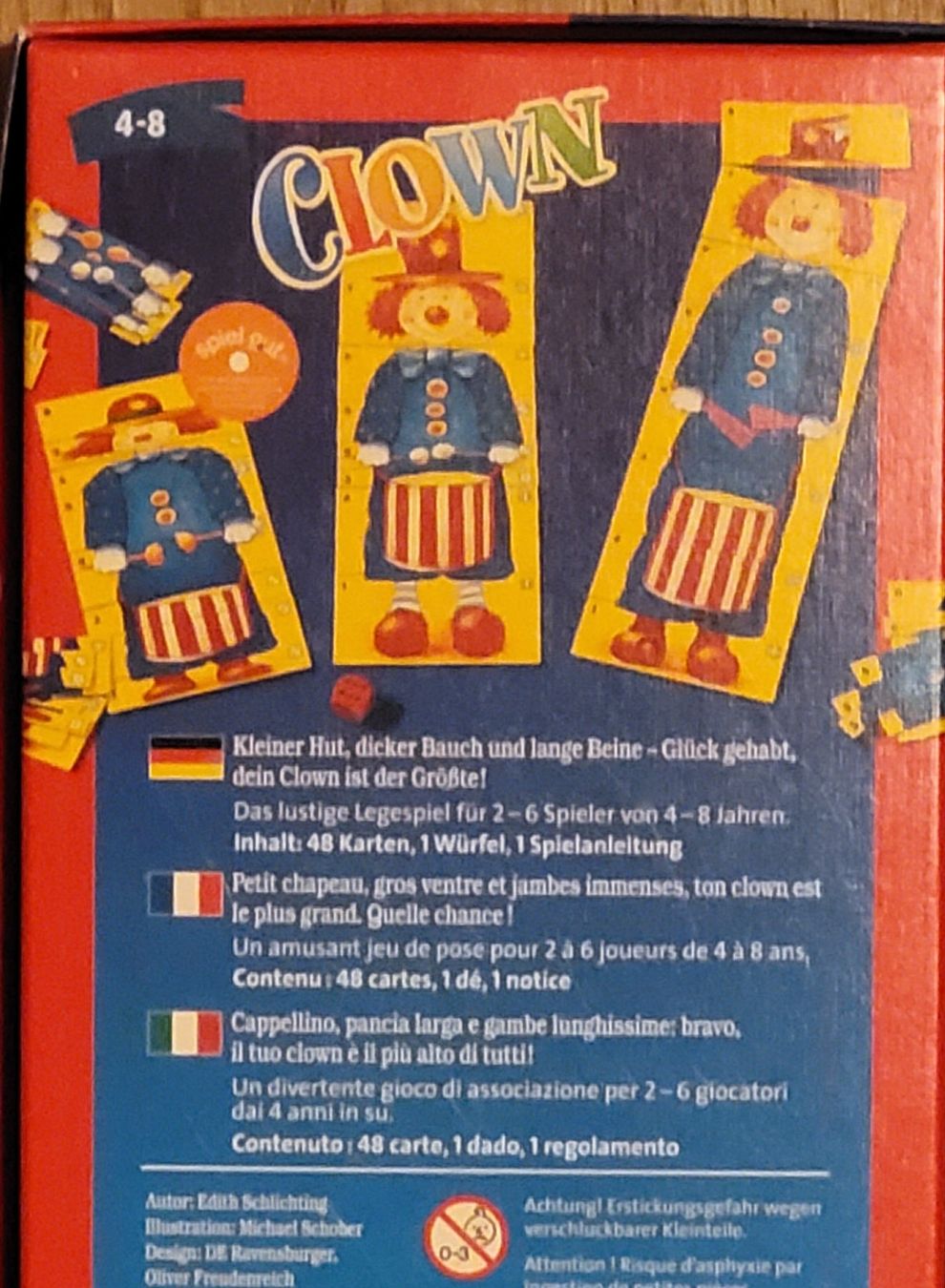 Ravensburger Spiele: Jeu du clown de Ravensburger – Gebraucht aus Chemin von Sophiepittier 1