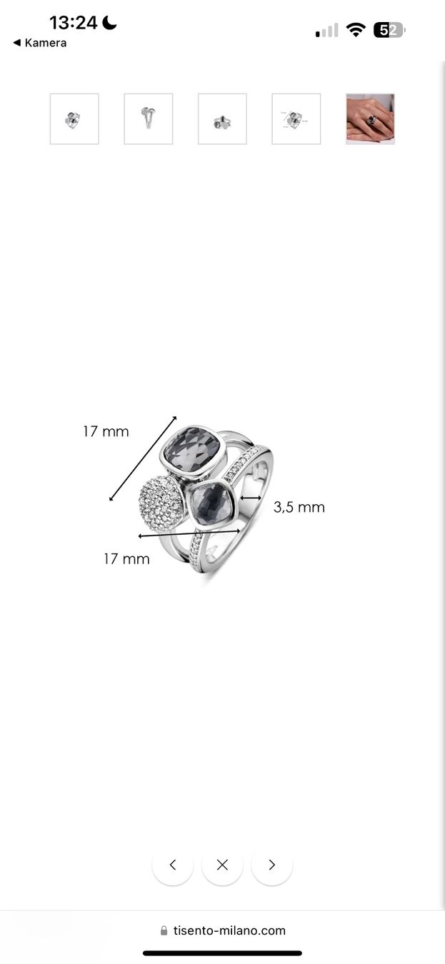 Anelli: Ti Sento Milano Ring Silber Gr. 52 – Nuovo (secondo la descrizione) da Baden venduto da CompraCaro 7