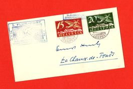 1926 Flugpost mit F3 / F4 und attraktiver Stempelausführung