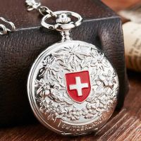 ✅ NEU Schweizer Taschenuhr mit Kette