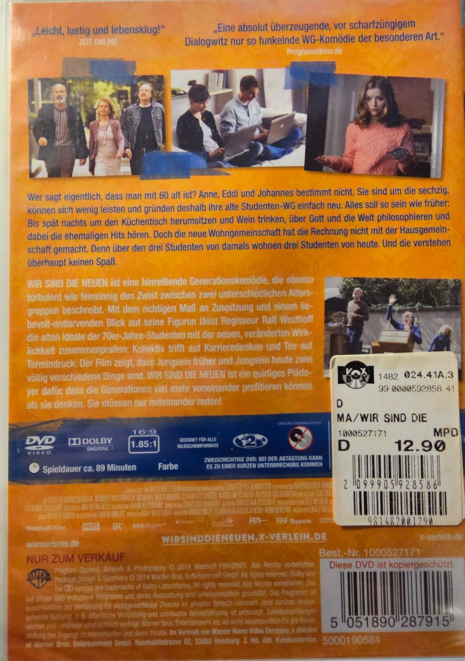 Alle DVDs: Wir sind die Neuen – Neu und originalverpackt aus Wahlen b. Laufen von Cg10 1