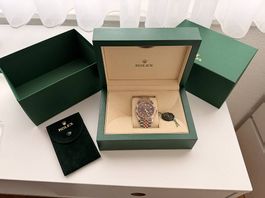 Rolex Datejust Chocolate Dial 41mm Stahl/Rosegold Neuwertig!