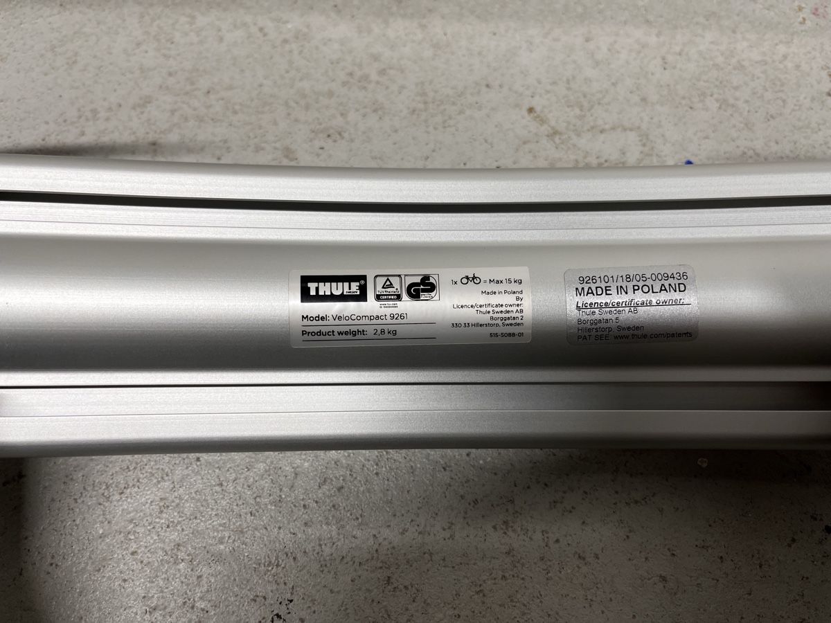 Poutres: Thule Velocompact 926 Erweiterung  – D'occasion à Sins par bigfo 2