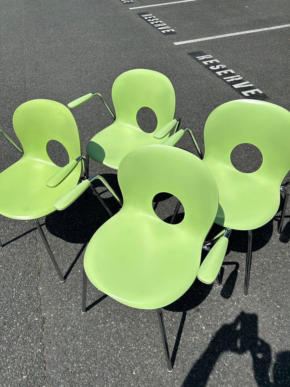 Sedie: Très bel ensemble de 4 chaises Raul BARBIERI Ed. Rexite – Usato da Roche VD venduto da luc_jwm5 1