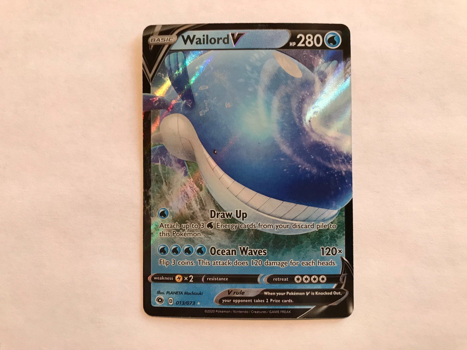 Pokémon Carte collezionabili: Wailord V – Nuovo (secondo la descrizione) da Hagendorn venduto da Pokecollectorch 1