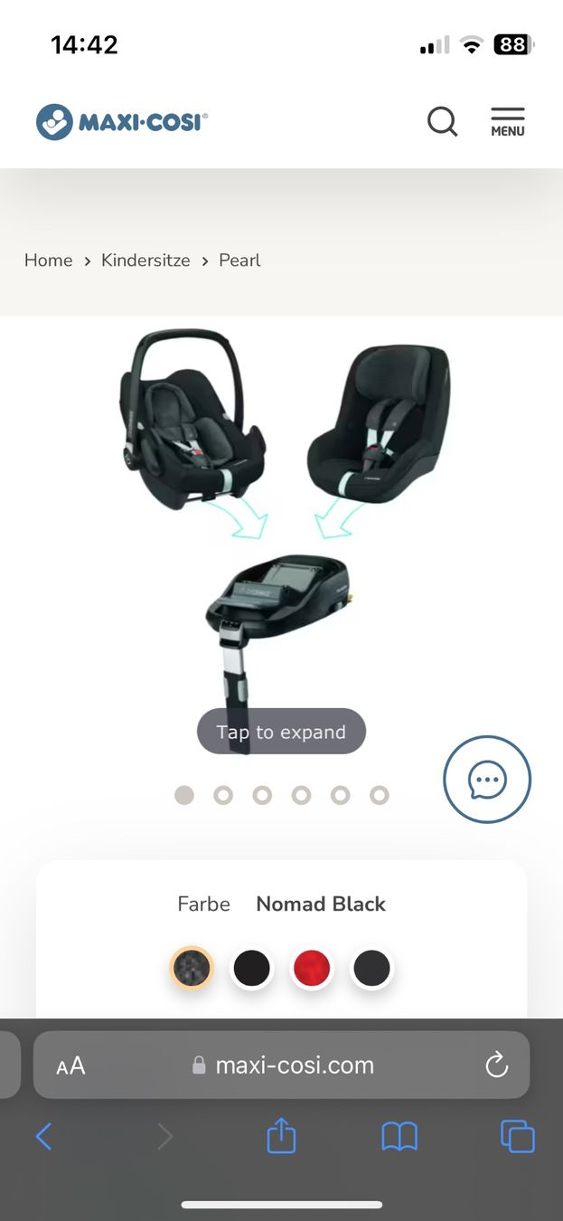 Seggiolini per auto: Isofix Station und Pearl Sitz (fast gratis!!!) – Usato da Hochdorf venduto da Forestgreen 6