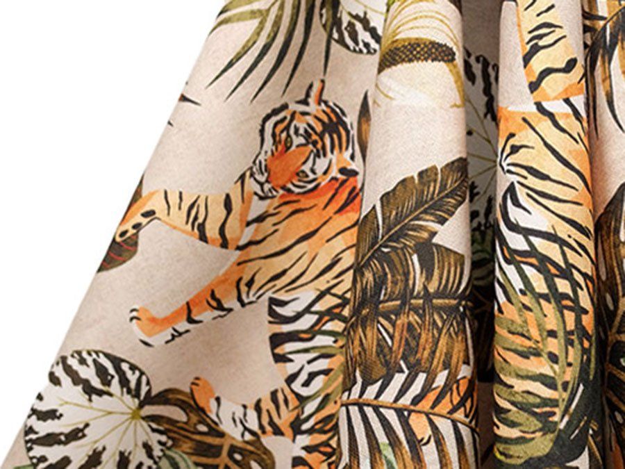 Yulakes Leopardenmuster Stoff - Samt Patchwork Dekostoff 100x150cm Für DIY Und Nähen