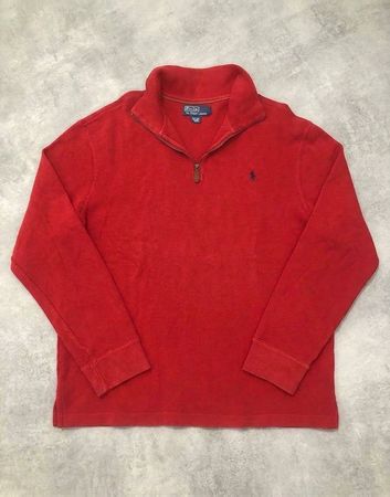 Pull Half zip 1/4 zip Ralph Lauren 📐| Taille : XL 📏