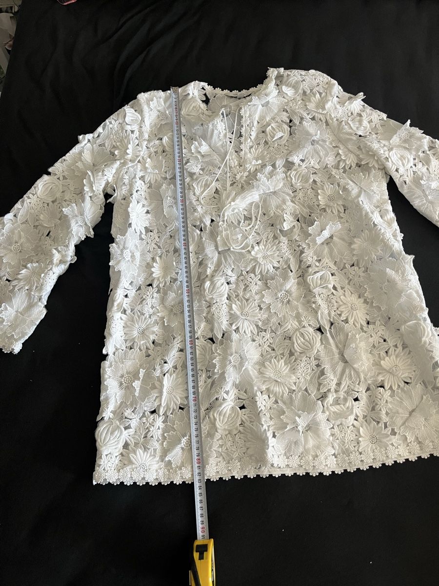 H&M Vestiti: H&M EDITION Spitzenkleid Blumenmuster Weiss Groesse M – Nuovo e nell'imballaggio originale da Olten venduto da sae_82z2 1