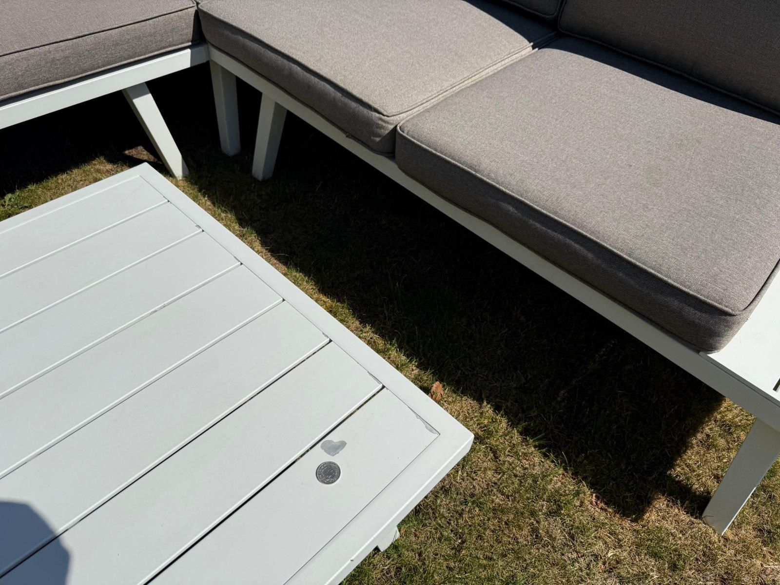 Divani: Gartenlounge Set, weiss, – Usato da Grenchen venduto da YoshiSan74 3