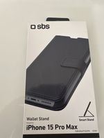 SBS Wallet Stand iPhone 15 Pro Max - Neu & Original!