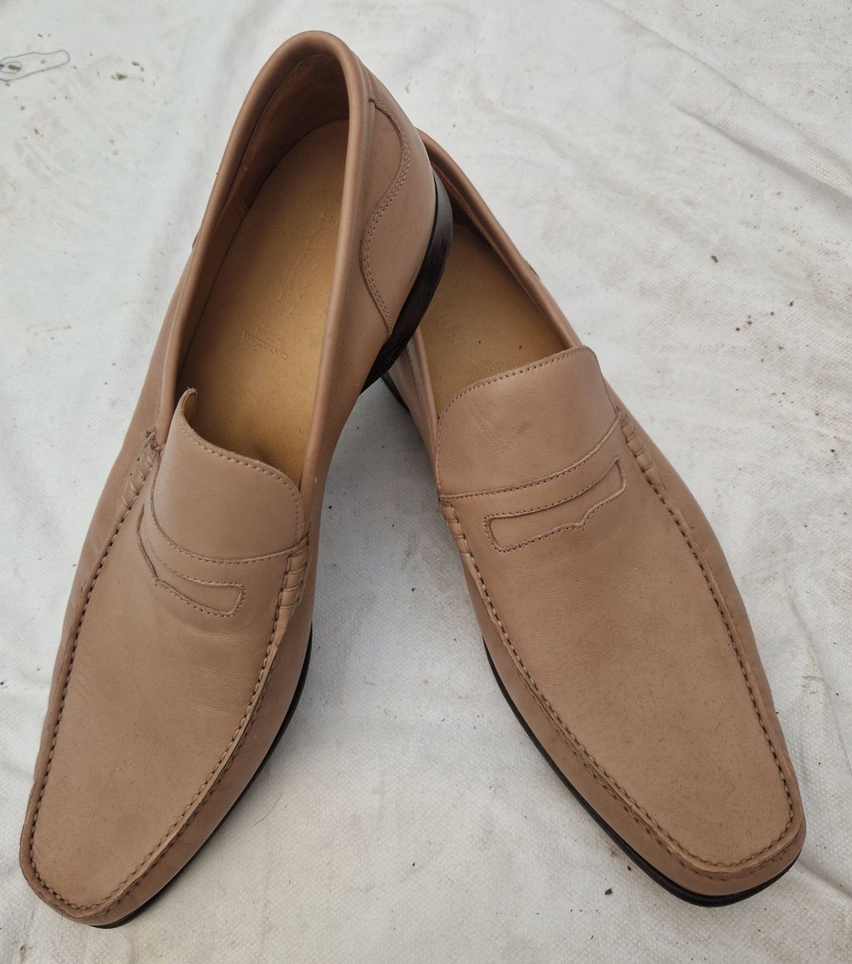 Bally Scarpe da uomo: BALLY SLIPPER SCHUHE NEU GR.46 HELLBRAUN – Nuovo e nell'imballaggio originale da Bottighofen venduto da menschenfamilie