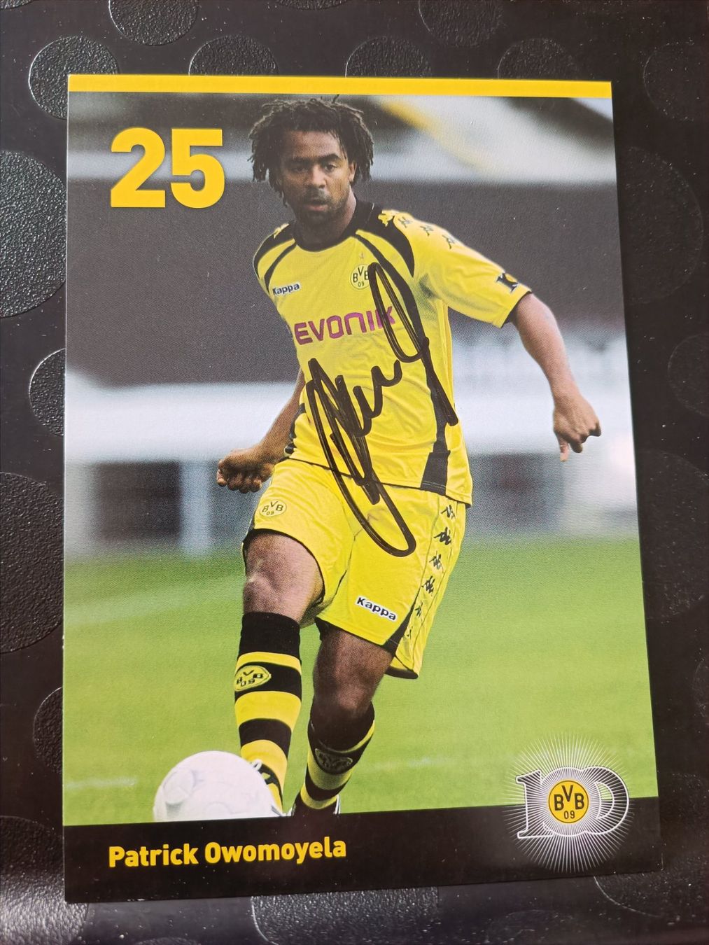 Autogramme: Patrick Owomoyela - handsigniert BVB - Borussia Dortmund – Gebraucht aus Menziken von Artographs