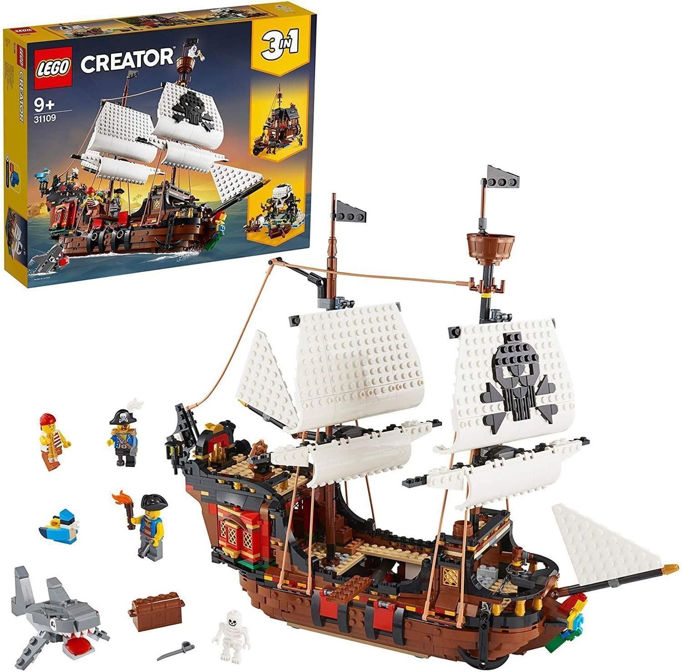 Lego Kit di costruzioni: LEGO 31109 Creator 3-in-1 Piratenschiff – Nuovo e nell'imballaggio originale da Hombrechtikon venduto da averkauf