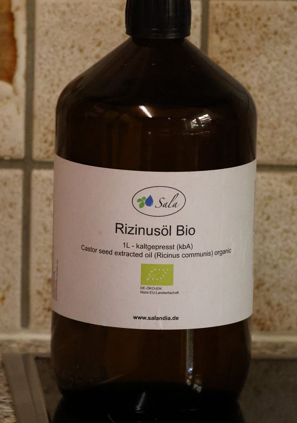 Sonstige Körperpflege: 1L Rizinusöl Bio – Neu und originalverpackt aus Diegten von dolphin04