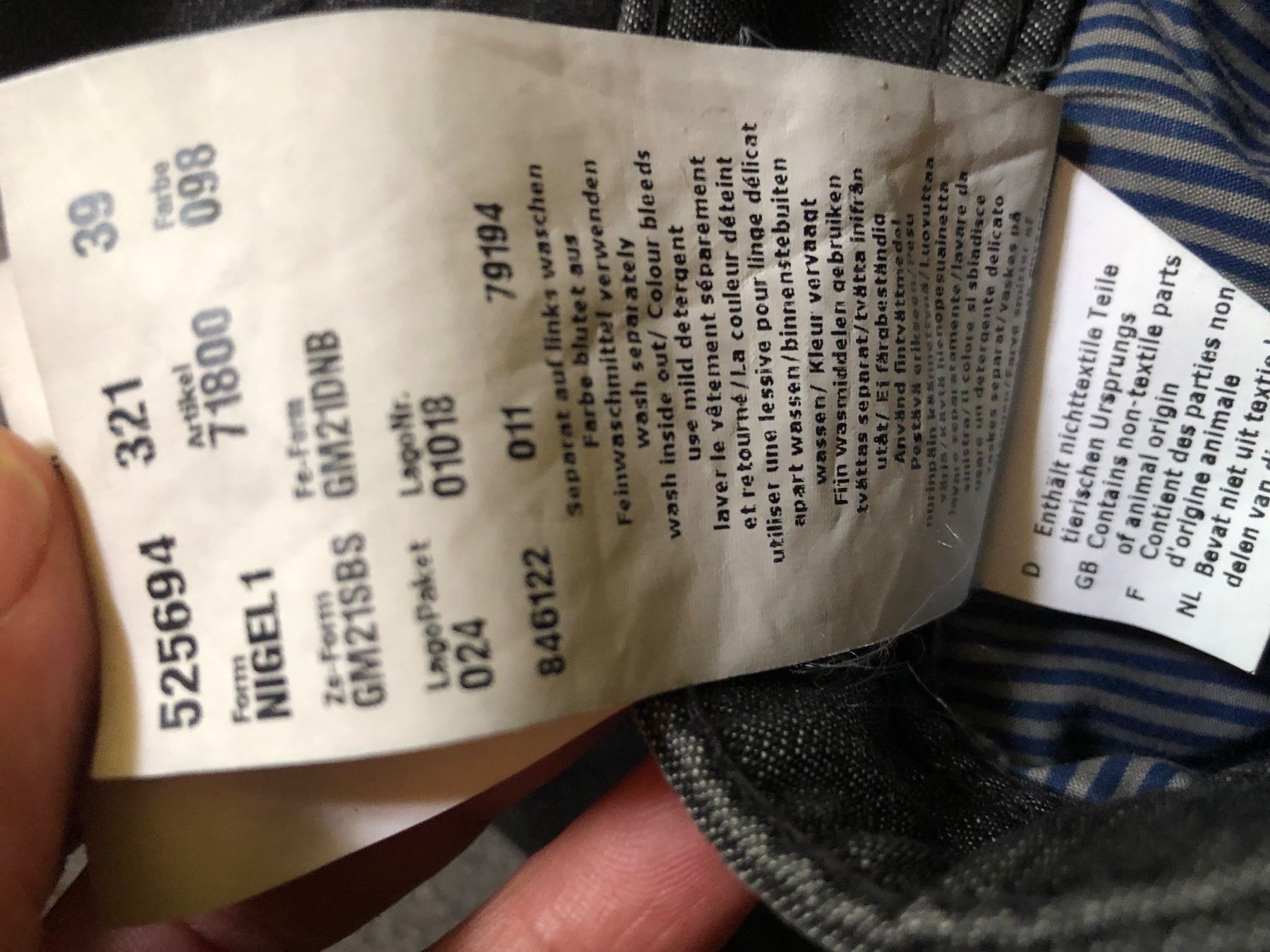Jeans: GARDOUR jeans Hose 36/32 – Usato da Uster venduto da bek_v2ct 3