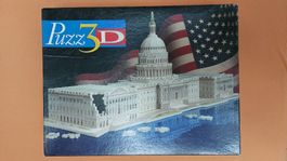 Puzz3D 3D Puzzle Capitol Washington, USA 55 Pieces, Very Goo