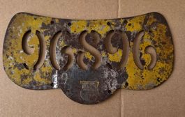 Velonummer VD 1924 Plaque Velo