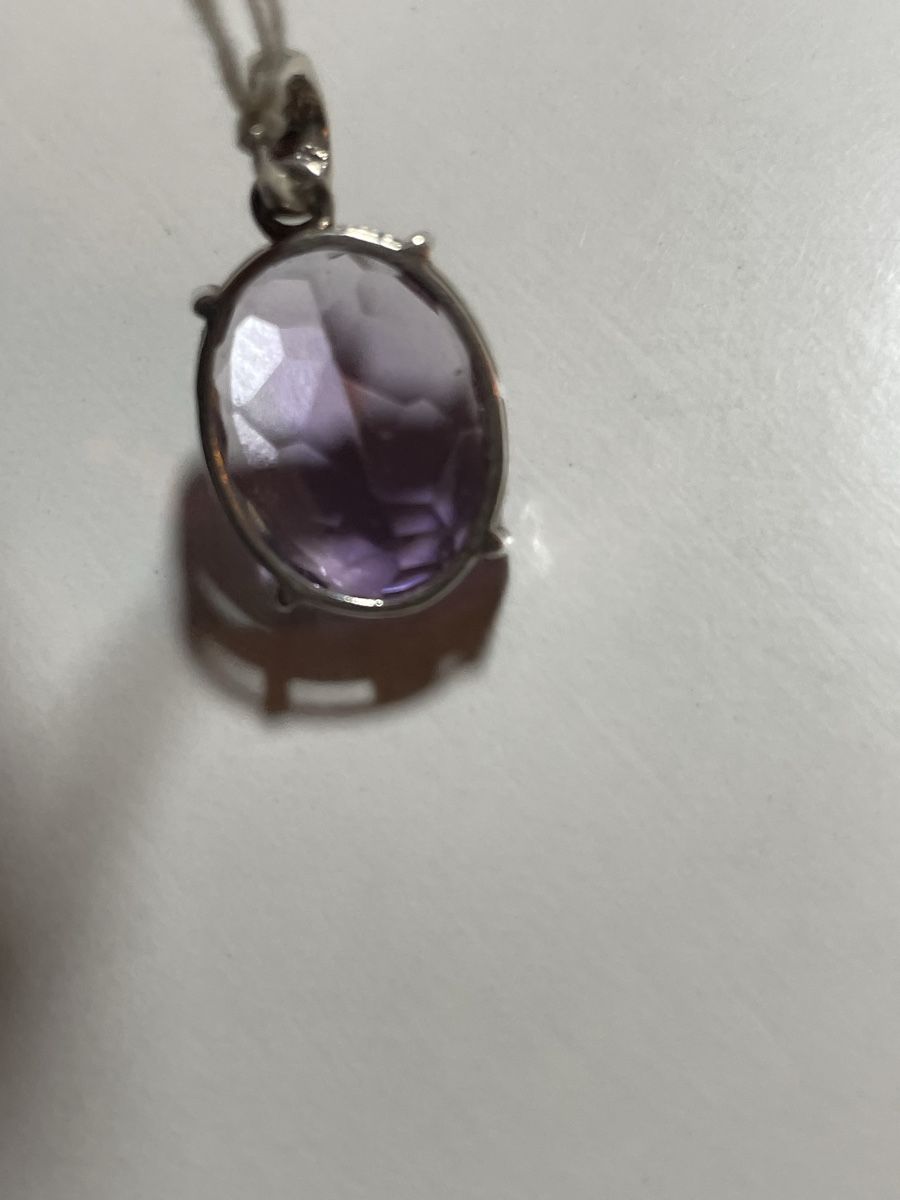 Anhänger: Pendentif avec améthyste , argent 925.(2,8g) – Gebraucht aus Le Grand-Saconnex von sav_dfj7 3
