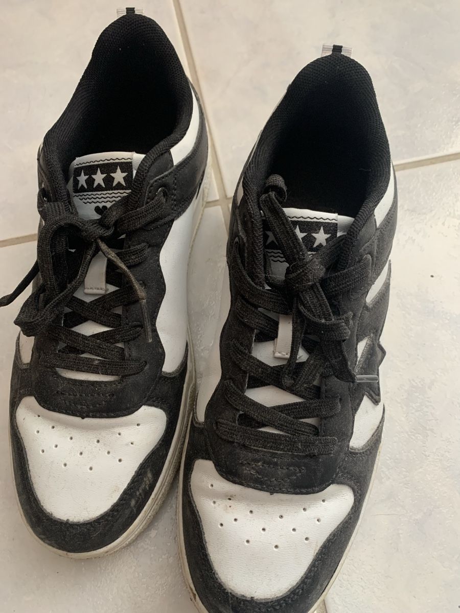 Graceland Damenschuhe: Schwarze & weisse Retro Sneaker, Gr. 41 – Gebraucht aus Waltenschwil von pipapo71 1