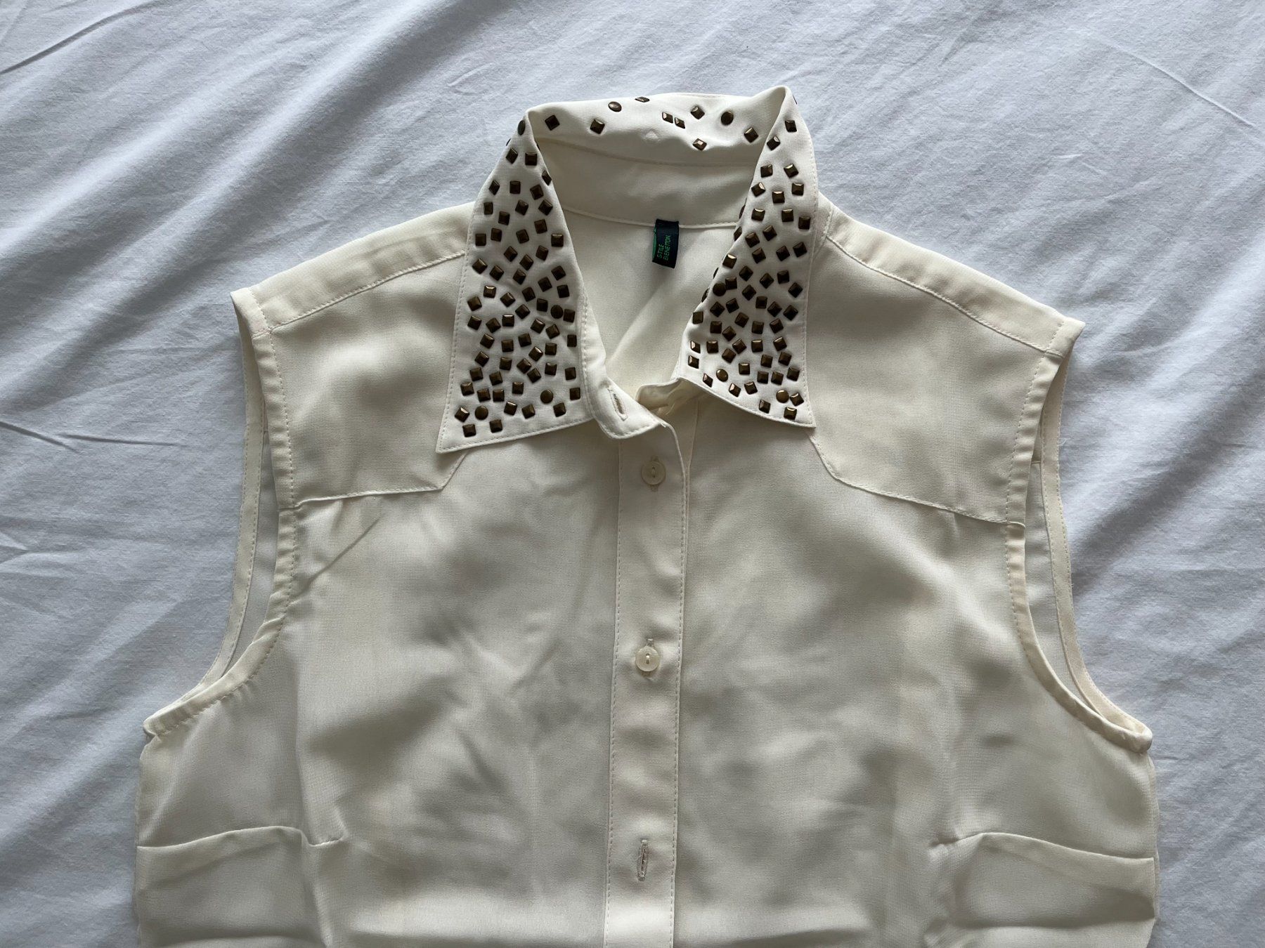 Benetton Top: Damen Top "Benetton" Farbe crème Grösse M – Usato da Jona venduto da Flexer02 1