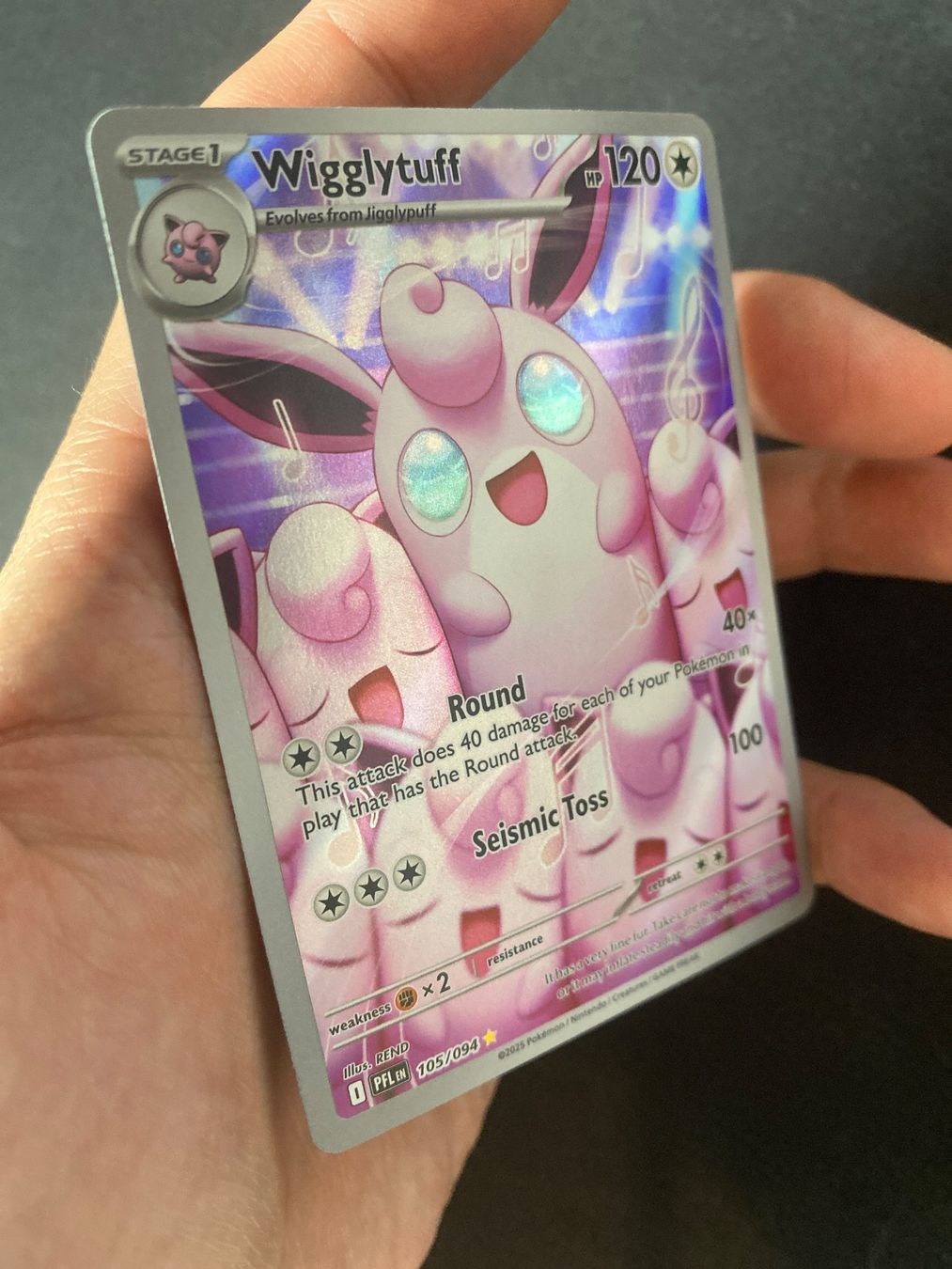 Pokémon Carte collezionabili: Wigglytuff 105 - Knuddeluff - Phantasmal Flames - EN – Nuovo (secondo la descrizione) da Hausen AG venduto da Shrade 1