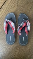 Graceland Flip Flops Zehentrenner Gr. 40, schwarz kariert