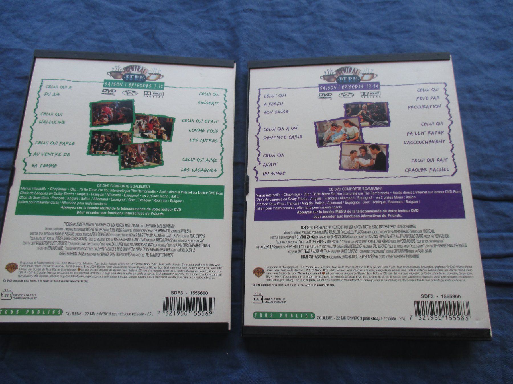 Tutti i DVDs: lot de 2 dvd : Friends, saison 1 – Usato da Colombier NE venduto da Nevenma 1