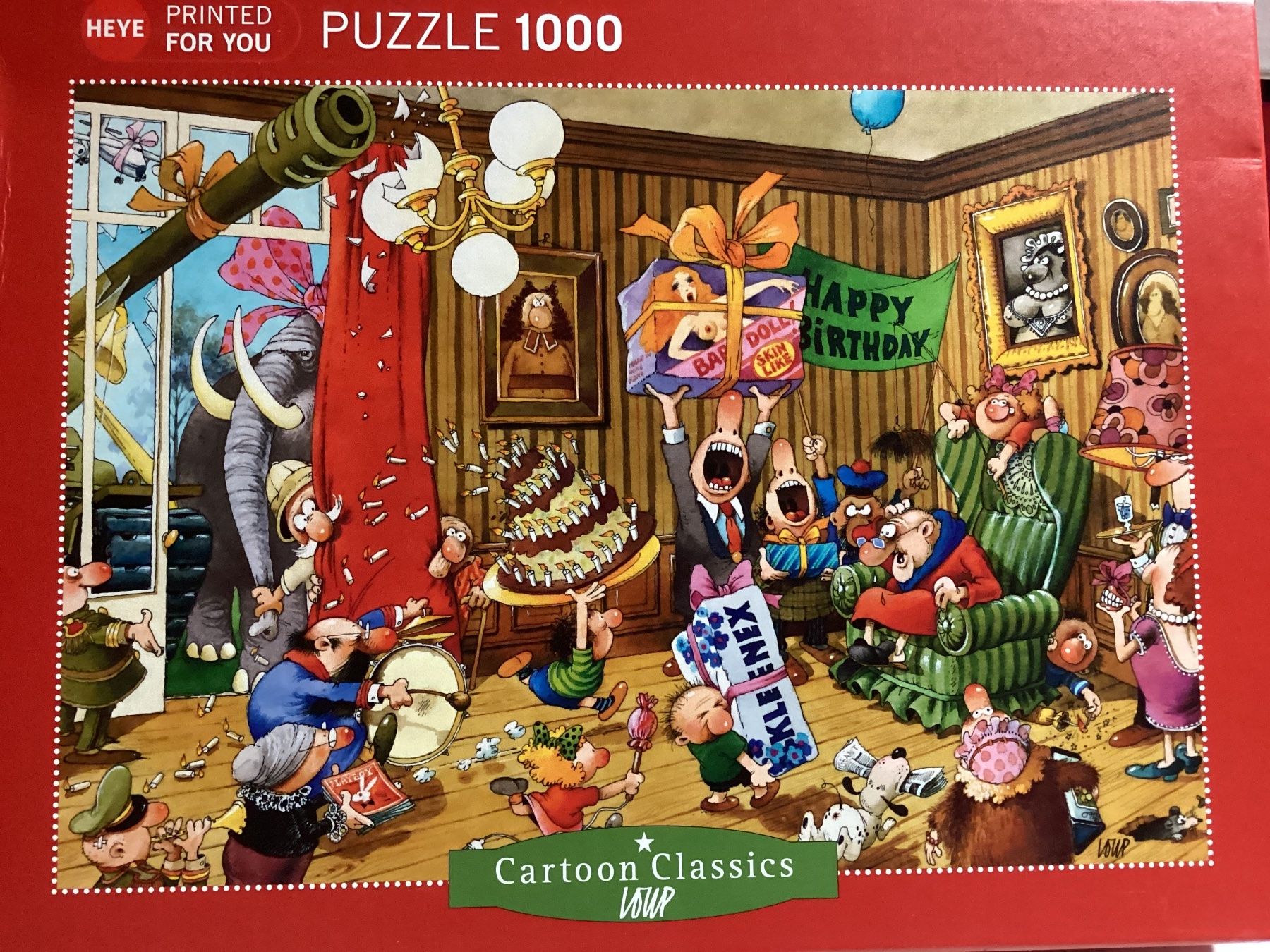 Heye Puzzle: Heye Puzzle - Cartoon Classics - 1000 Teile -Top! – Usato da Schönenberg ZH venduto da zeit8geist