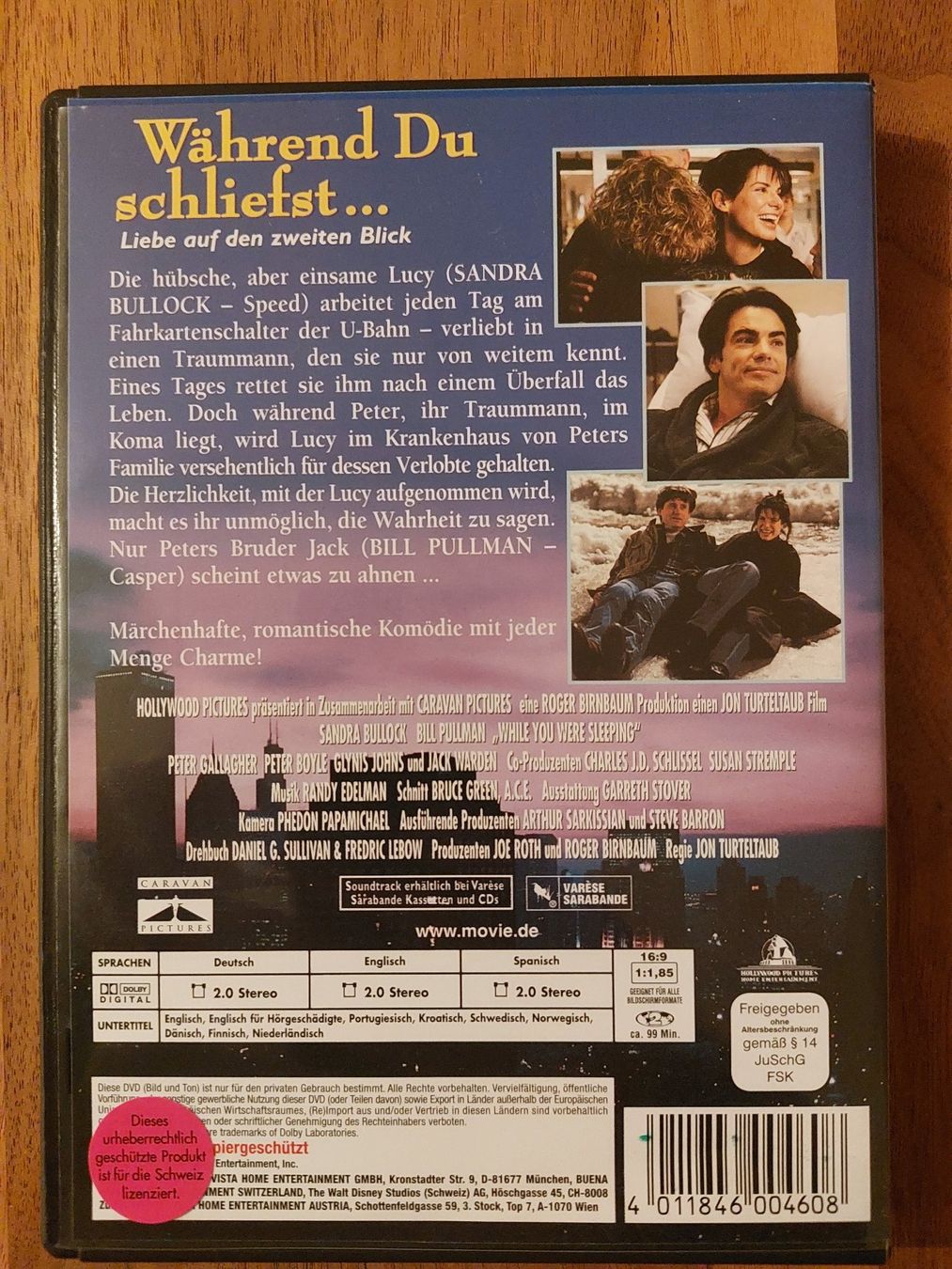 Alle DVDs: DVD - Während Du schliefst / mit Sandra Bullock – Gebraucht aus Rheinfelden von FilmAuktion 1