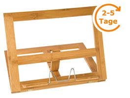 Buchständer, aus Bambus, verstellbar
